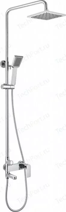 Душевая система Bravat Real со смесителем, хром (F6333367CP-A-RUS)