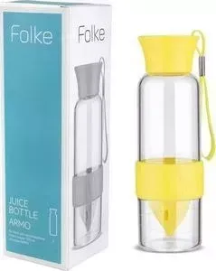 Бутылка Folke для сока и смузи 0.52 л желтая (1516091U)