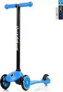 Самокат Y-Scoo RT GLOBBER My free FIXED blue с блокировкой колес Трехколесный самокат RT My с