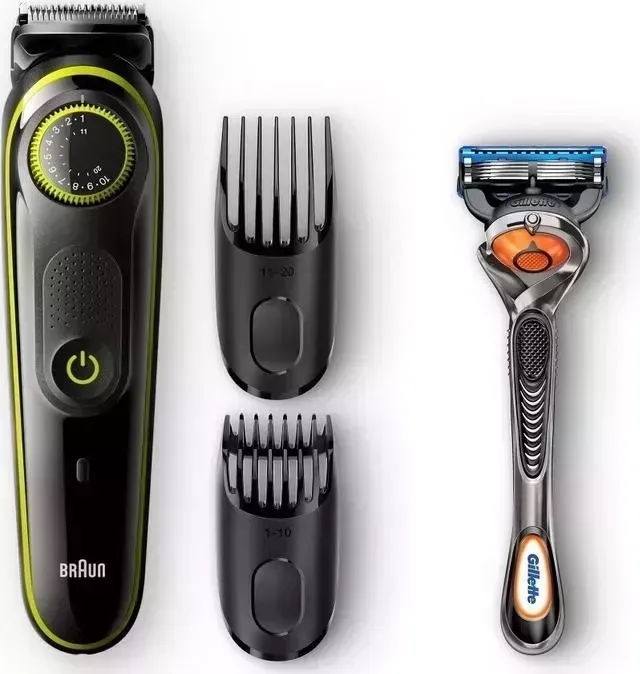 Триммер BRAUN для бороды BT3241+GIL