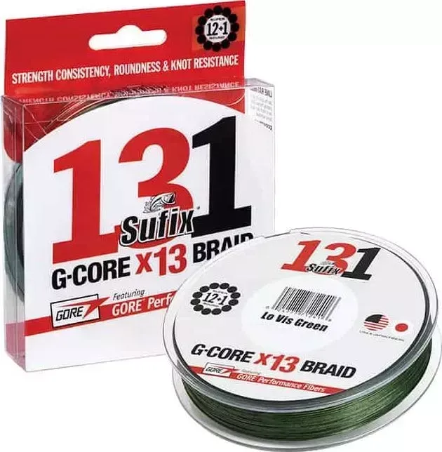 Леска плетеная SUFIX 131 ярко-зеленый 150 м 0.205 мм 12,7 кг