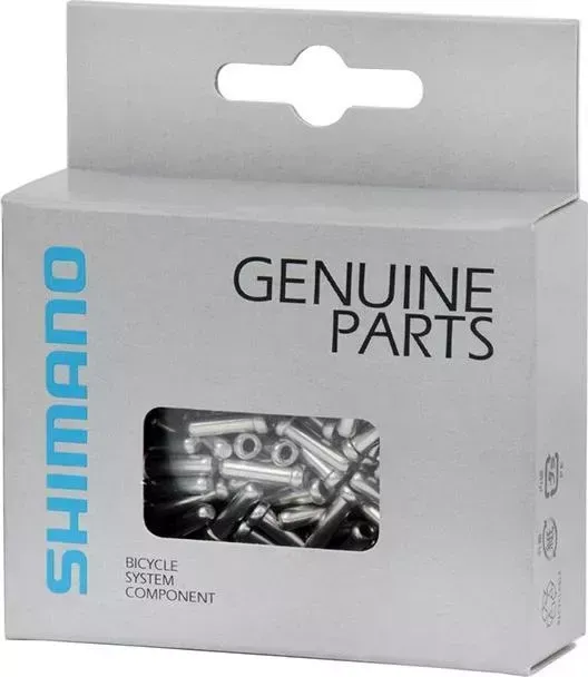 Концевик Shimano алю., для троса торм., (100шт)