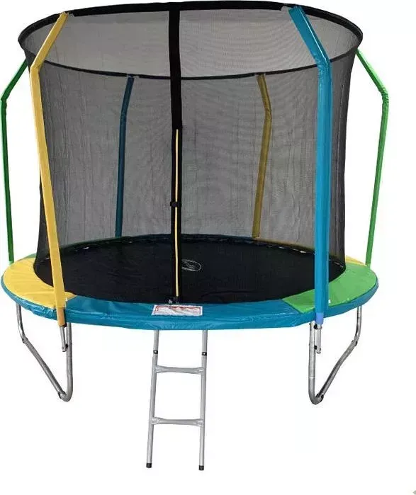 Батут SportElite 10FT 3,05м FLY с защитной сеткой внутрь и лестницей FR-60-10FT