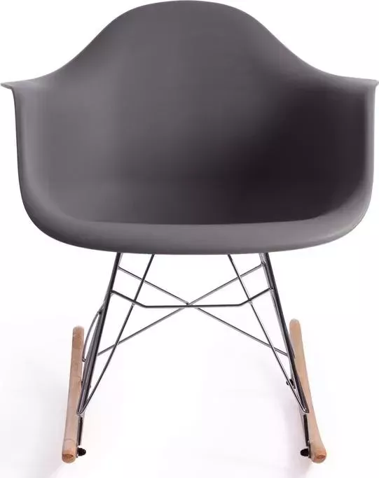 Кресло TetChair -качалка Secret De Maison cindy (mod. C1025A) пластик/металл/дерево серый 024 /натуральный