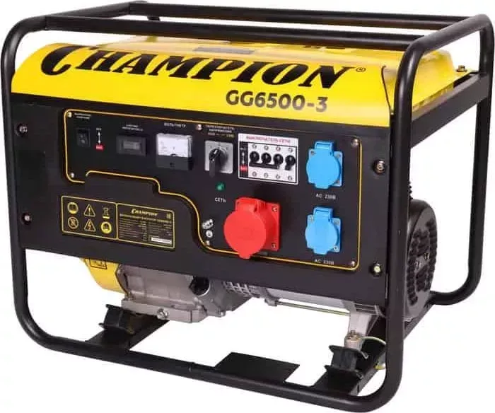 Генератор CHAMPION бензиновый GG6500-3