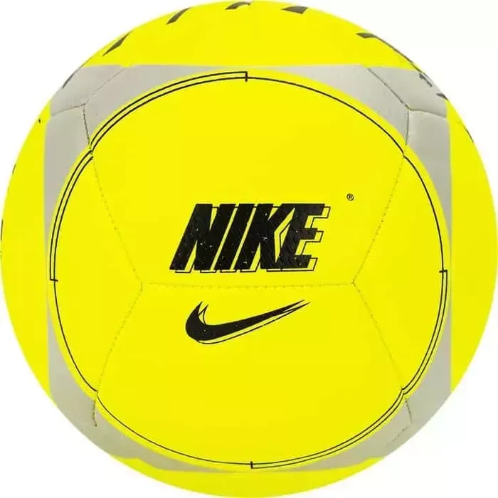 Мяч футзальный Nike Street Akka DC4191-702, р.4, 12 пан., желто-серый