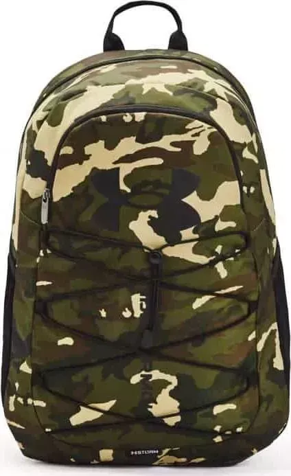 Рюкзак Under Armour спортивный Hustle Sport 1364181-310, полиэстер, зеленый