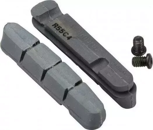 Вкладыш тормозной колодки Shimano шоссейн., R55C4, пара, для карбон. обода