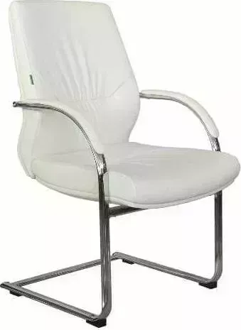 Стул Riva Chair RCH С1815 Белый (6207) натуральная кожа