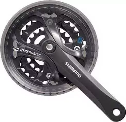 Система Shimano Acera, M361, 175 мм, Кв, 48 / 38 / 28T, защ. черный