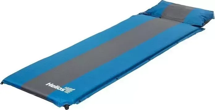 Коврик HELIOS самонадувающийся с подушкой 30-170x65x5 (HS-005P)