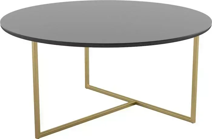 Стол журнальный Калифорния мебель Маджоре Glass черная Lacobel