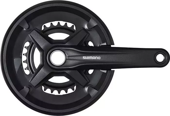 Система Shimano MT210-B, 175 мм, 36 / 22T, инт. вал. цв. черный, CL+3 мм, для 9ск.