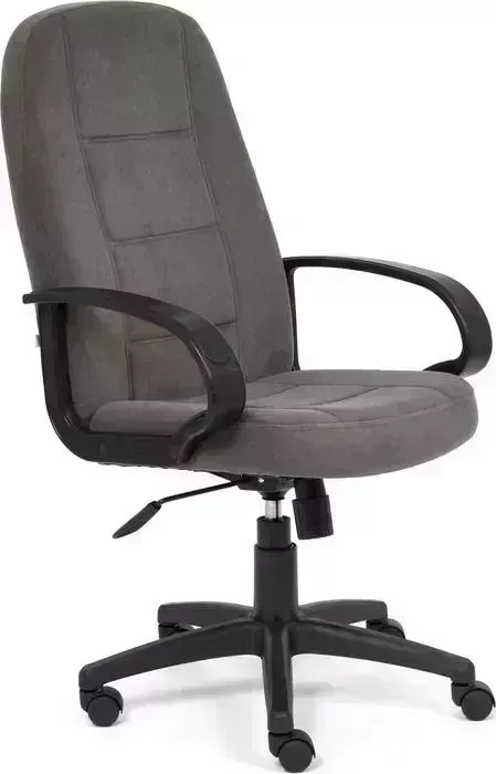 Кресло офисное TetChair СН747 флок серый 29