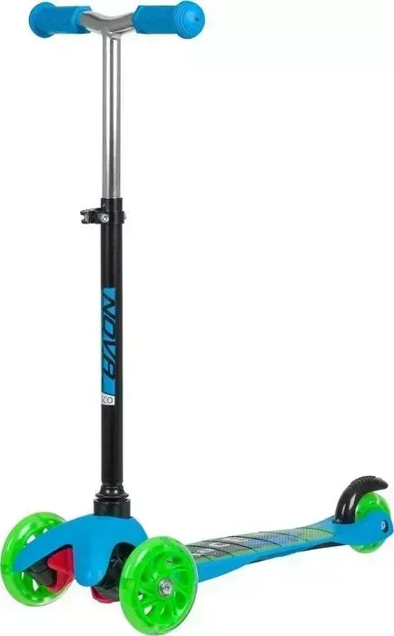 Самокат NOVATRACK Disco-kids Print 120H.DISCOKIDS.SGBL20 Трехколесный самокат