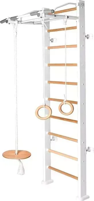 Шведская стенка PERFETTO SPORT Scala in legno bianco-naturale PS-112