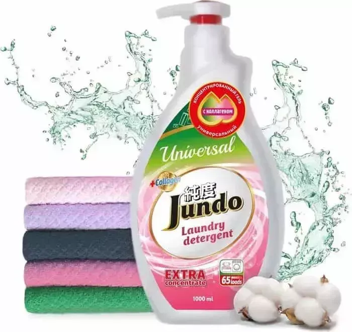 Гель Jundo для стирки "Universal" концентрированный универсальный для всех видов белья (65 стирок), 1л