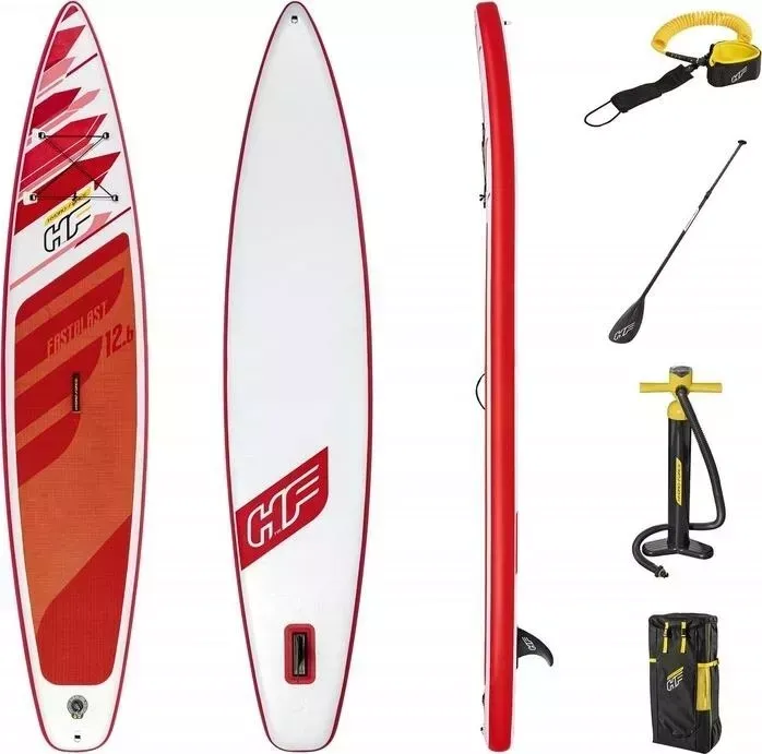SUP-доска BESTWAY 65343 BW Fastblast Tech 381x76x15 см, насос, весло, лиш, ремнабор, сумка, до 120кг