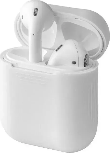 Чехол DEPPA для наушников для AirPods, белый.