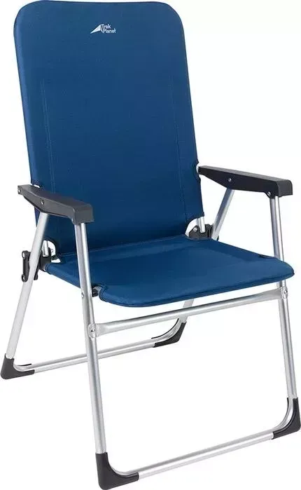 Кресло TREK PLANET складное Slacker XL Alu Navy, кемпинговое, 65x56x92 см, алюм.