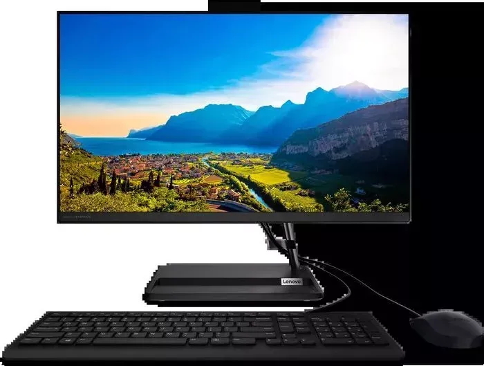 Моноблок LENOVO IdeaCentre 3 24ALC6 23.8" FHD Ryzen 3 5300U (2.6) 8Gb SSD512Gb RGr DVDRW noOS GbitEth WiFi BT 90W клав+мышь Cam(F0G1000NRK)