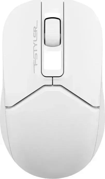 Мышь проводная A4TECH Fstyler оптическая (1200 dpi) бес USB (3 but), белый