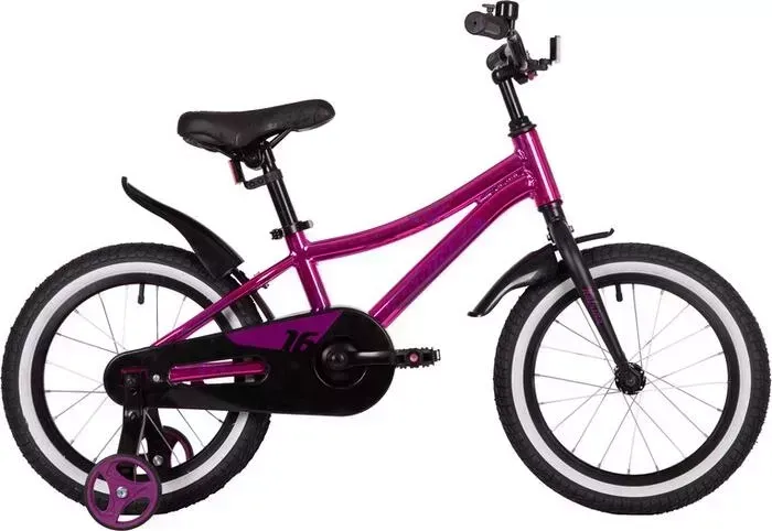 Велосипед NOVATRACK 16" KATRINA розовый металлик
