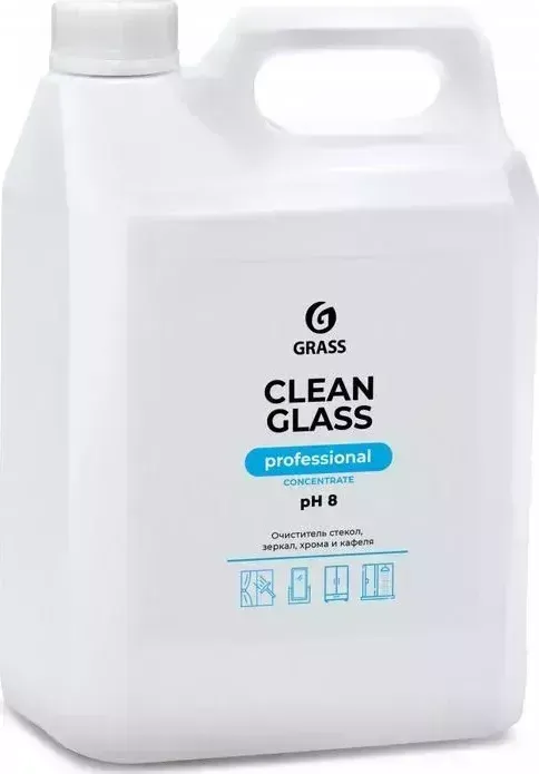 Чистящее средство GRASS Professional Clean glass concentrate для стекол и зеркал, канистра 5 кг(125573)