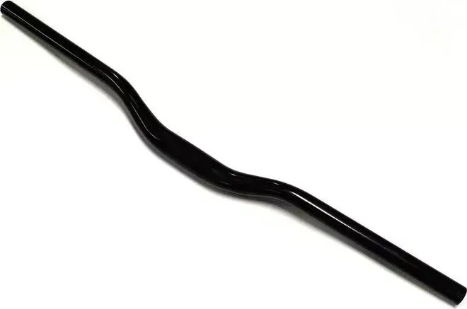 Руль JOY KIE MTB HB-3188DB, алюм., L-680mm, 31.8mm, подъем 30 мм, черный