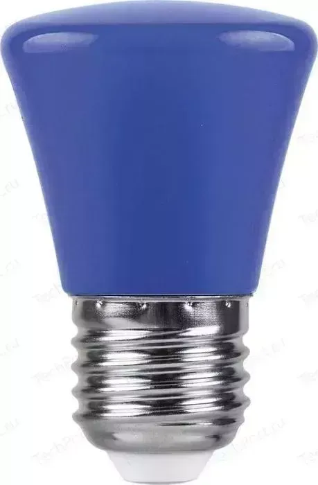 Лампа светодиодная FERON LB-372 25913 E27 1W синий Грибок Матовая