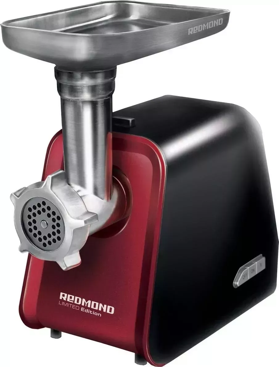 Мясорубка REDMOND RMG-1250 черный/красный