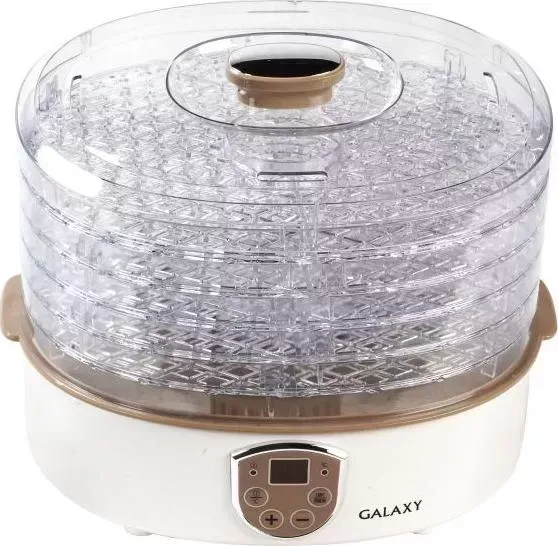 Сушилка для овощей и фруктов GALAXY продуктов GL 2637 белый/коричневый