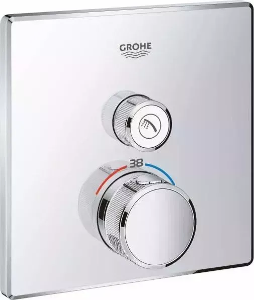 Смеситель для ванны Grohe Grohtherm SmartControl 29123000 (внешняя монтажная часть)