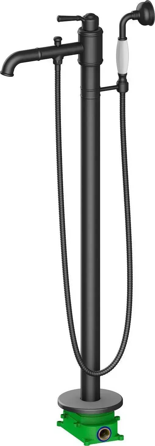 Смеситель для ванны TIMO Arisa 5300/03Y-CR черный