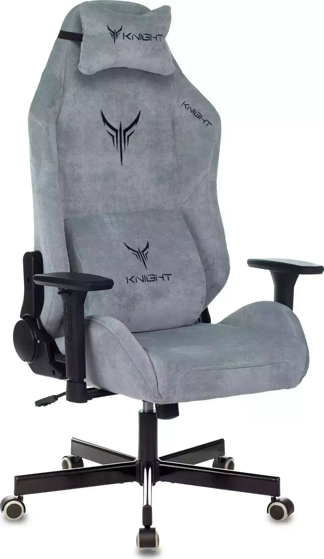 Кресло  Knight N1 Fabric серо-голубой Light-28