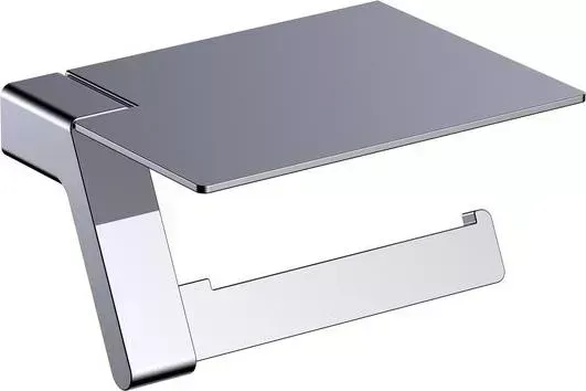 Бумагодержатель TIMO Аксессуар Selene 10043/00 хром с полкой для телефона