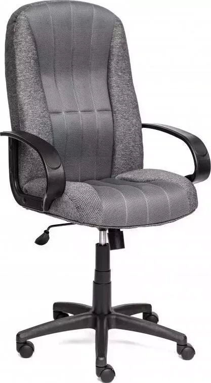 Кресло офисное TetChair СН833 ткань/сетка, серая/серая, 207/12