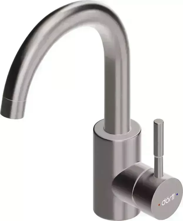 Смеситель для раковины  Dorff Logic D3002101SS нержавеющая сталь