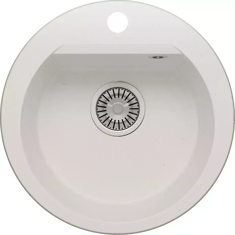 Мойка кухонная  Polygran ATOL-460 Белый Хлопок (N36)