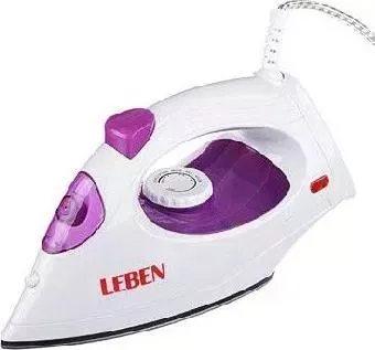 Утюг LEBEN 249-002 белый/фиолетовый