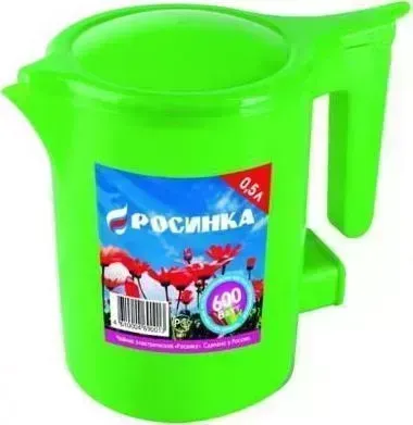 Чайник электрический  РОСИНКА ЭЧ-0,5/0,5-220 Зеленый