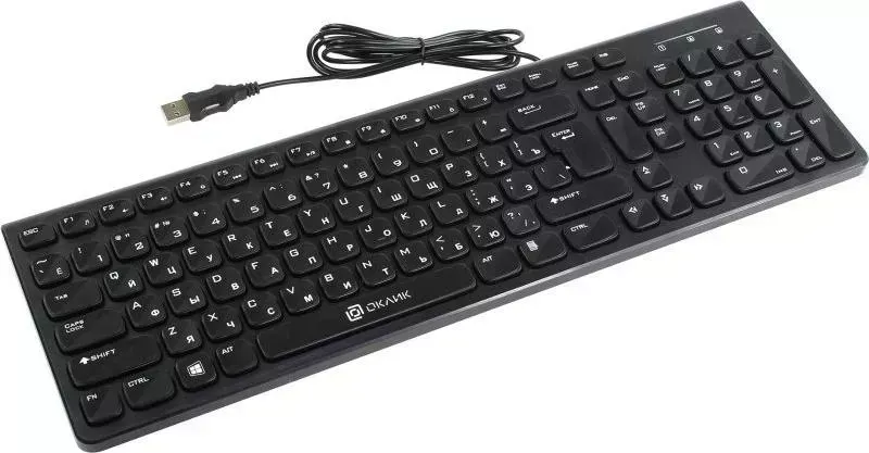 Клавиатура OKLICK 590M черный USB
