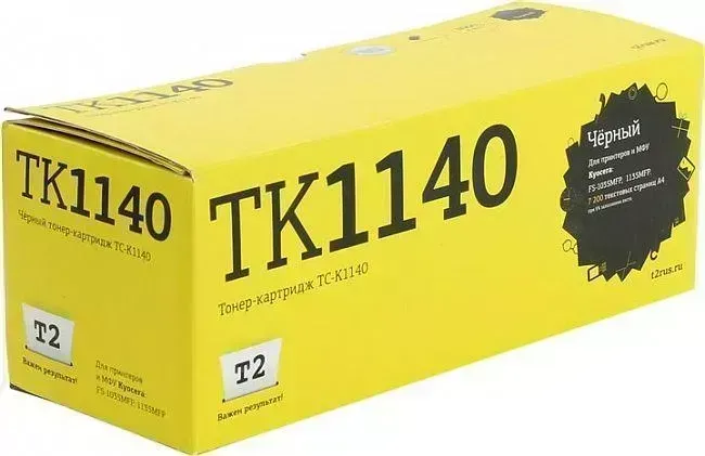 Расходный материал для печати T2 TC-K1140 (TK-1140) Kyocera FS-1035MFP/1135MFP черный 7200 страниц (с чипом)