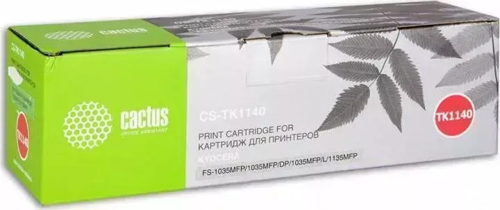 Картридж CACTUS Расходный материал для печати CS-TK1140 черный