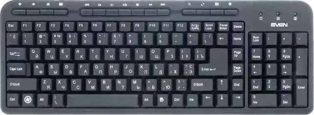 Клавиатура SVEN Standard 309M USB черный