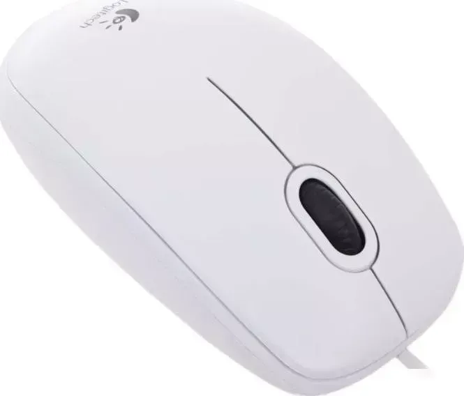 Мышь компьютерная LOGITECH B100 White (910-003360)