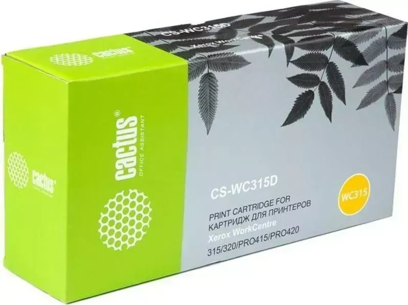 Расходный материал для печати CACTUS CS-WC315D черный (2уп)
