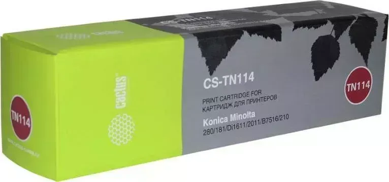 Расходный материал для печати CACTUS CS-TN114 черный