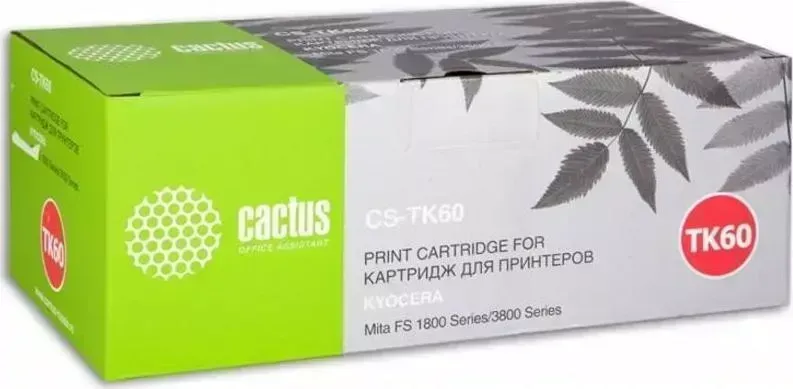 Расходный материал для печати CACTUS CS-TK60 черный