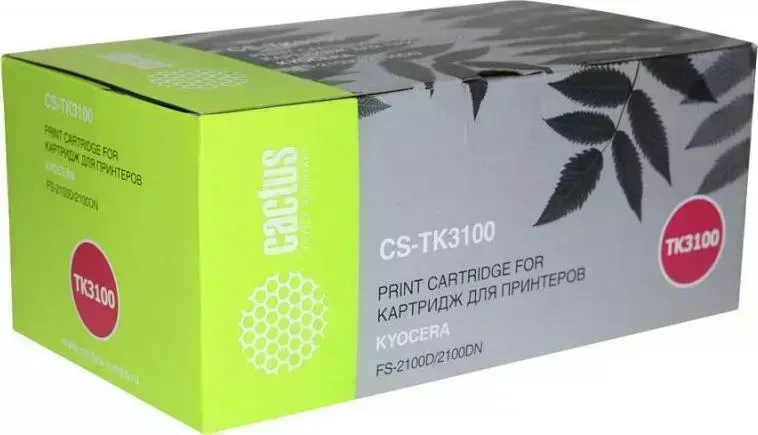 Расходный материал для печати CACTUS CS-TK3100 черный